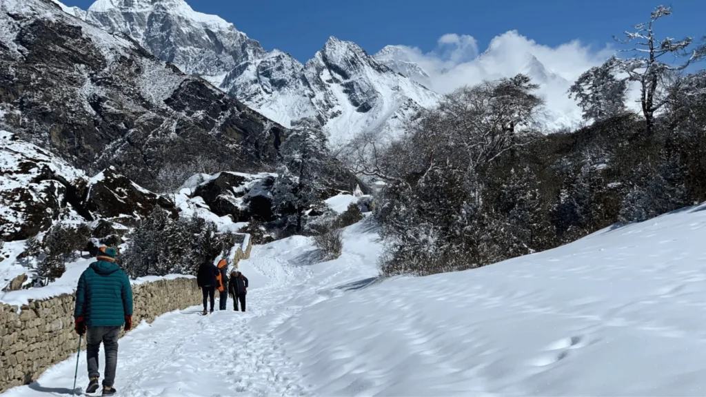 Snow-capped Himalayan peaks used for location scouting and permitting support in Nepal film productions