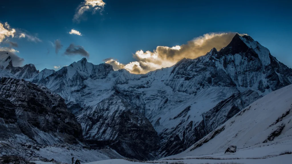 filming the annapurna region with assistance of leading film production, icefall productions